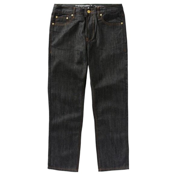 Lifted Research Group Mens Raw Denim Jeans Size 34 Straight Fit - Picture 1 of 8